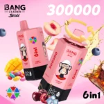 Bang Leader Stoll 300K Puffs 6-in-1 Disposable Vape Rechargeable – Cola Ice & Energy Drink