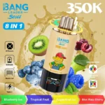 Bang Leader Stoll 350K Puffs 8-in-1 Disposable Vape Rechargeable – Blueberry Ice