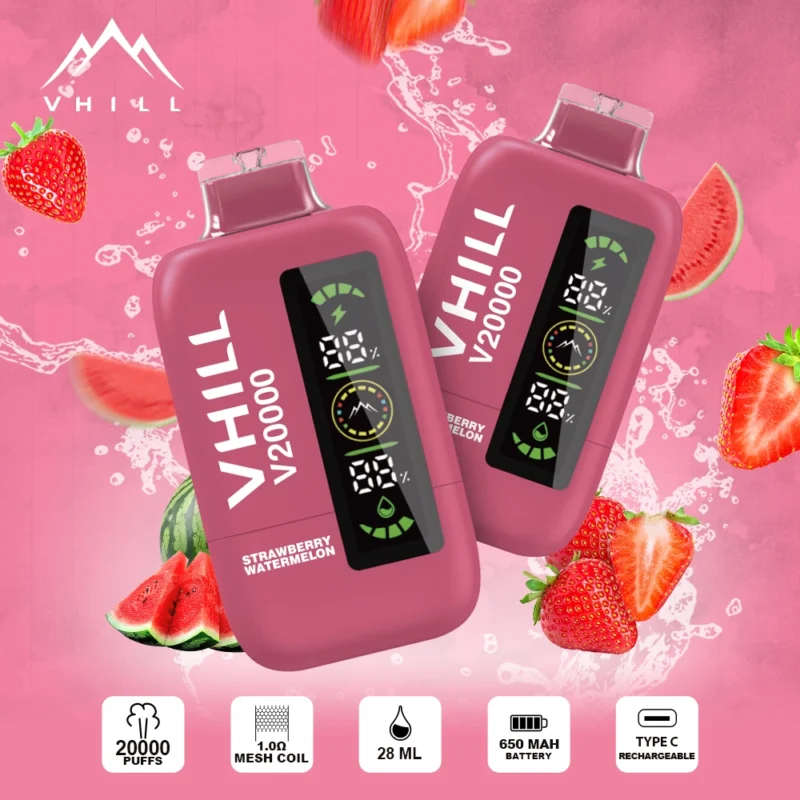 VHILL 20000 Puffs Strawberry Watermelon Disposable Vape